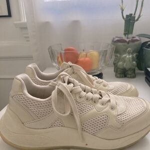 Zara sneakers bone color size 7